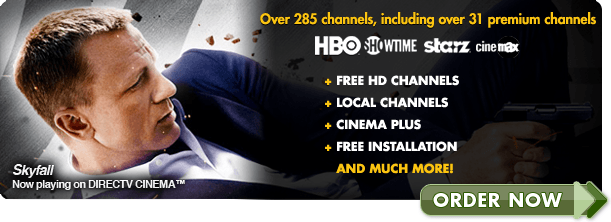 DIRECTV - Over 285 channels, including every premium channel