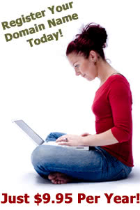 Domain Registration for just $9.95!