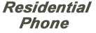 Residential Phone Svc.