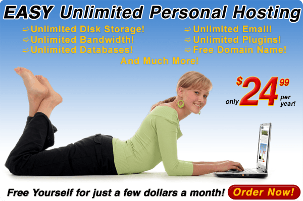Easy Unlimited Personal Hosting