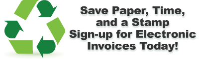 Recycle - Sign-up for Electronic Invoices